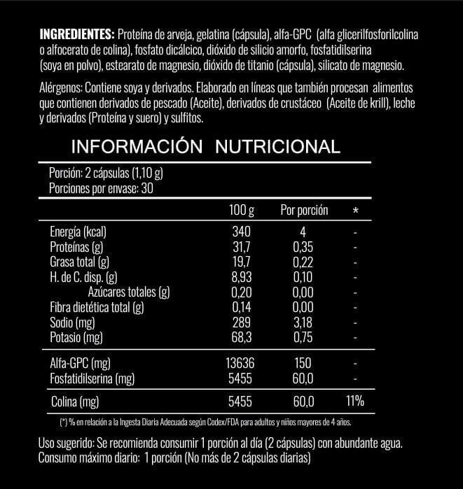 Neuro300 nootropico natural, concentración, memoria, claridad mental-4