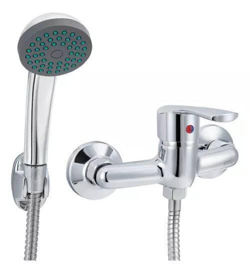 Monomando Llave Grifo Para Ducha Modelo Alabama Pmb Color Cromo-0