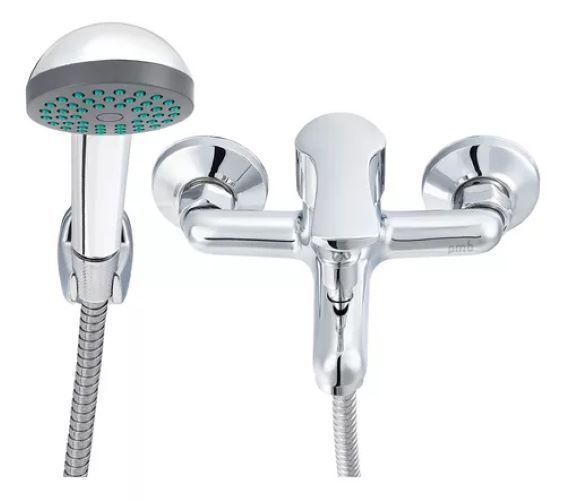 Monomando Llave Grifo Para Ducha Modelo Alabama Pmb Color Cromo-1