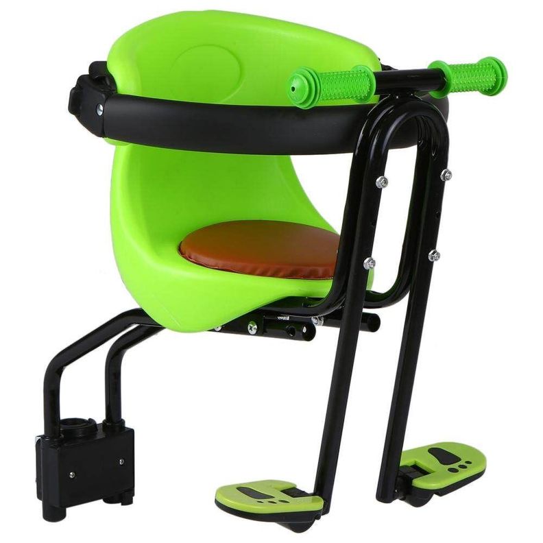 Silla Frontal De Bicicleta Para Niños Y Bebes - 30kg- Verde-0