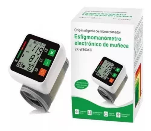 Tensiómetro Digital Presión Arterial Portátil Muñeca-0
