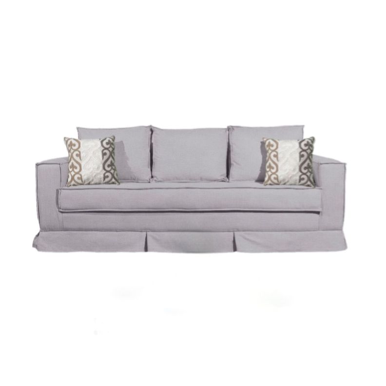 Sofa premium resortes color gris modelo Milano-0