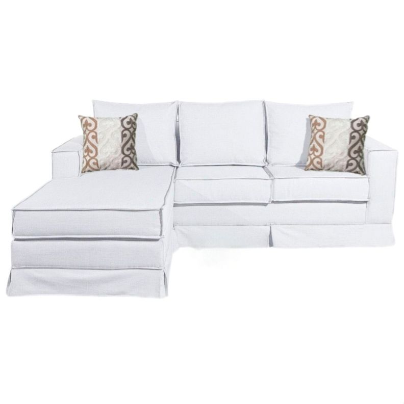 Sofa seccional inter Milano  blanco invierno resortes -0