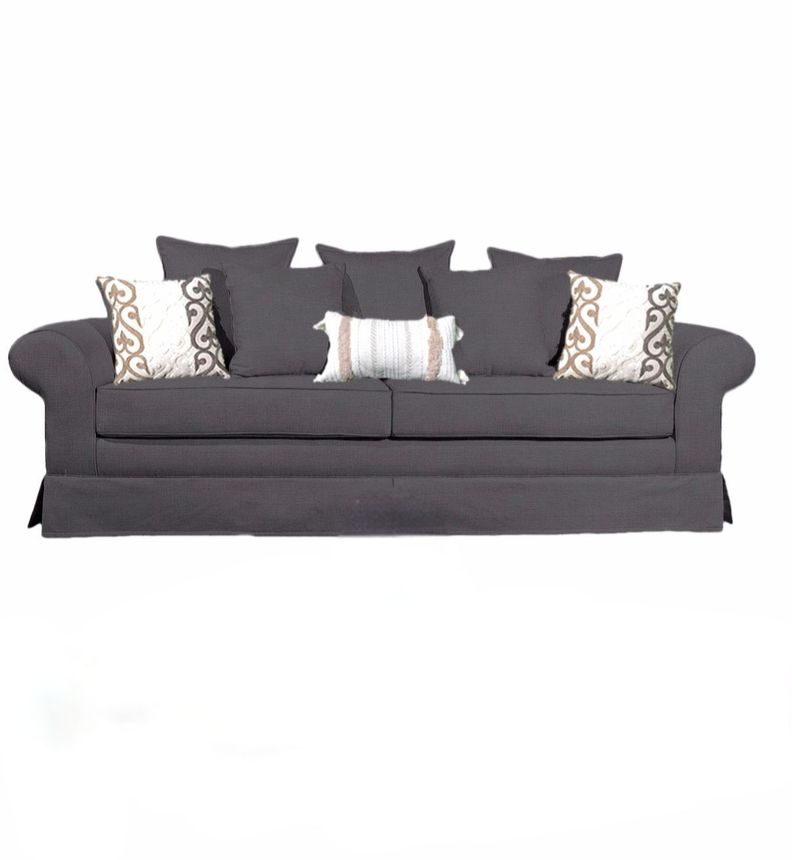Sofa  Mambo premium con resortes color grafito  modelo  Mambo -0