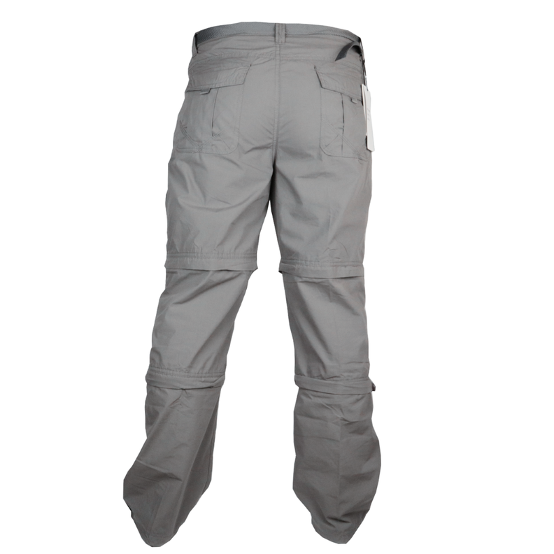 PANTALON OUTDOOR DESMONTABLE SECADO RAPIDO GRIS OSCURO-1