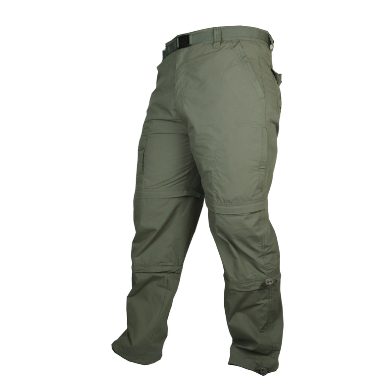 PANTALON OUTDOOR DESMONTABLE SECADO RAPIDO VERDE-0