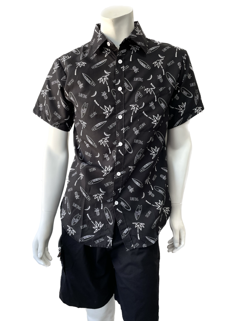 CAMISAS MANGA CORTA  DE HOMBRE GUAYABERAS SURF-1