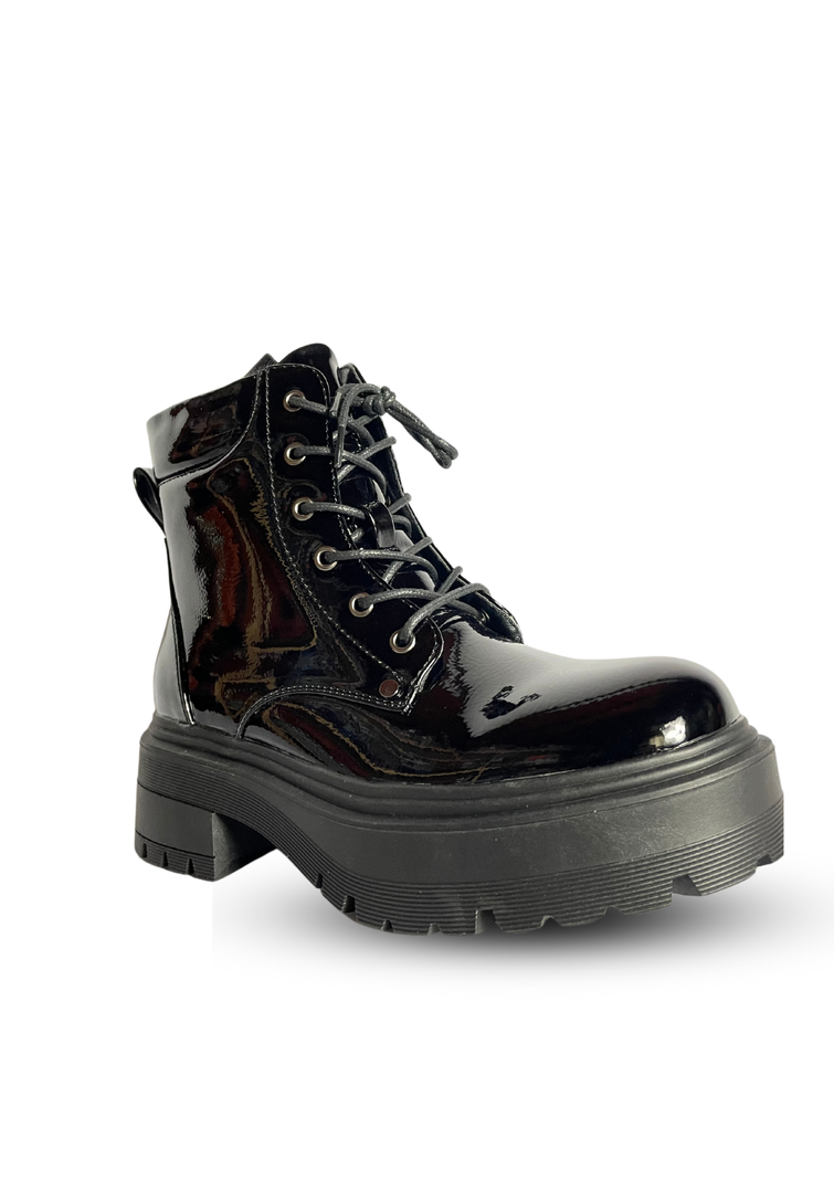 BOTIN NEGRO CASUAL MUJER CHAROL-0