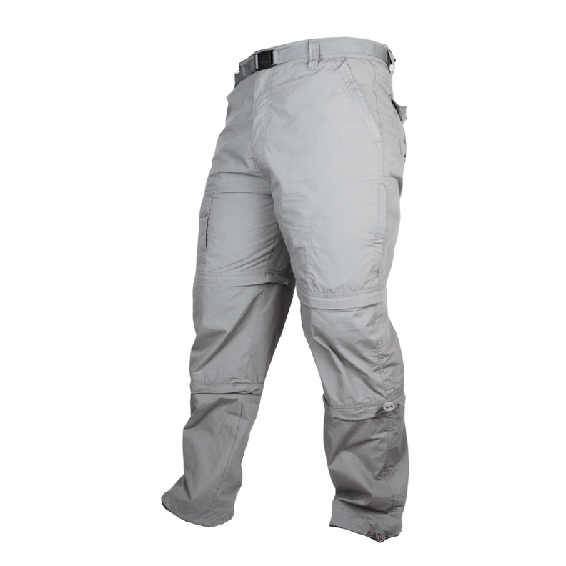 PANTALON OUTDOOR DESMONTABLE SECADO RAPIDO gris claro-0