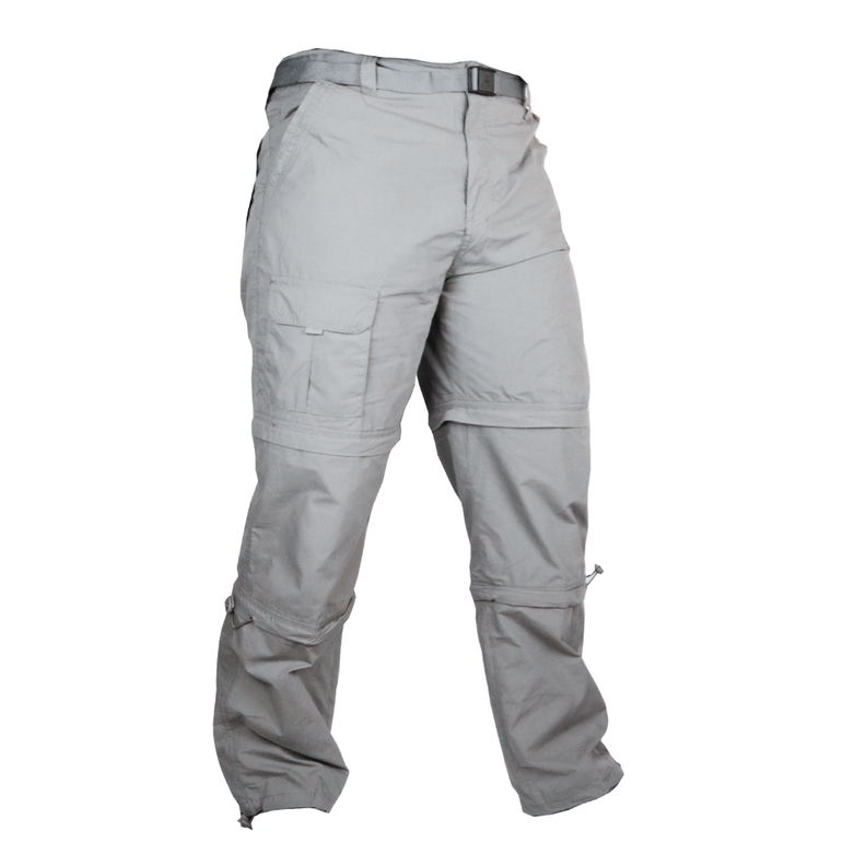 PANTALON OUTDOOR DESMONTABLE SECADO RAPIDO gris claro-1