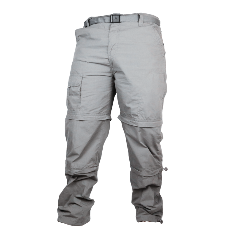 PANTALON OUTDOOR DESMONTABLE SECADO RAPIDO gris claro-3
