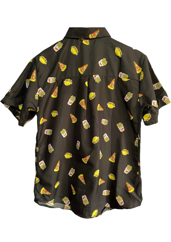 CAMISAS GUAYABERAS PARA HOMBRE ESTAMPADO PIZZA-2