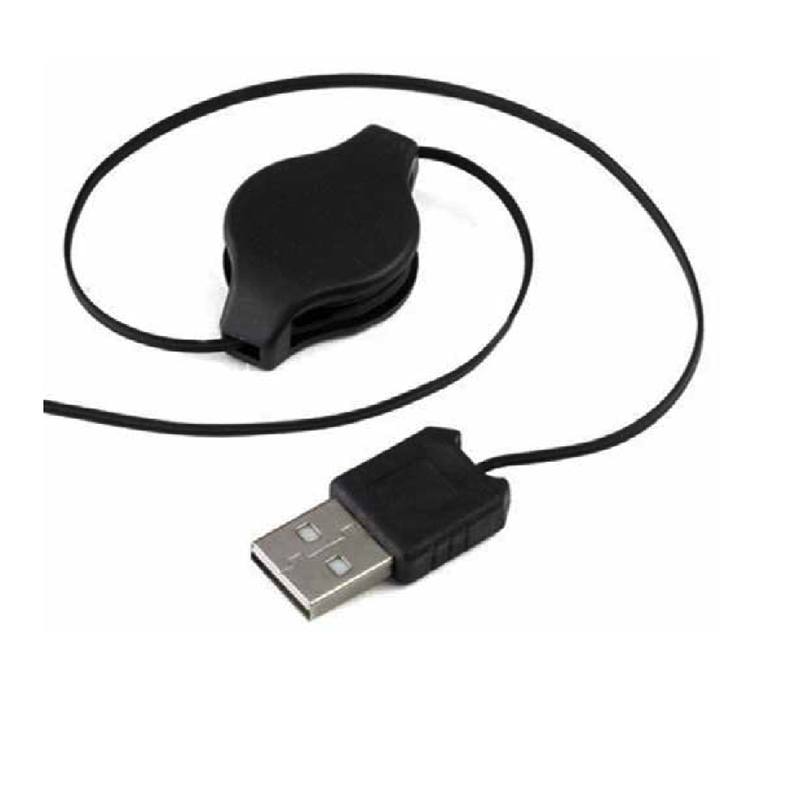 Teclado Numerico con Cable Retractil Black-2
