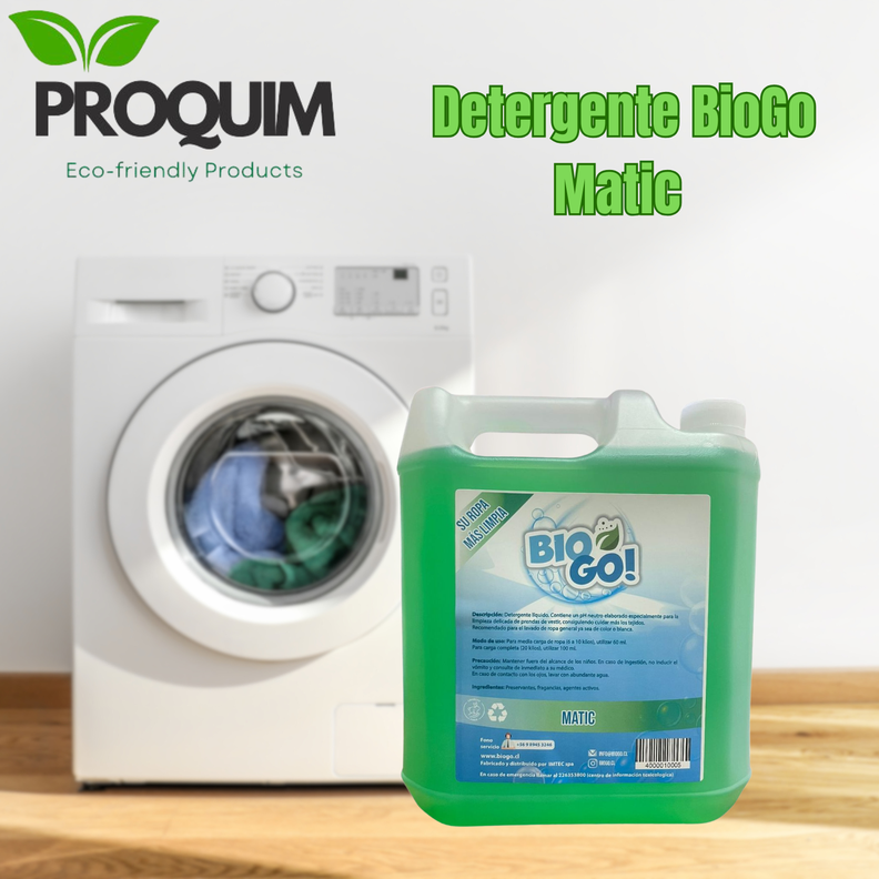 Detergente Bio Go Matic 5 Litros Biodegrabable-5