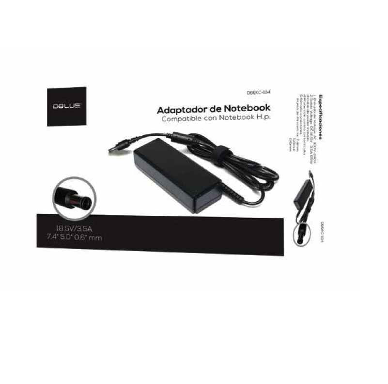 Cargador Notebook HP COMPAQ 18.5 V/3 Punta Centro-1