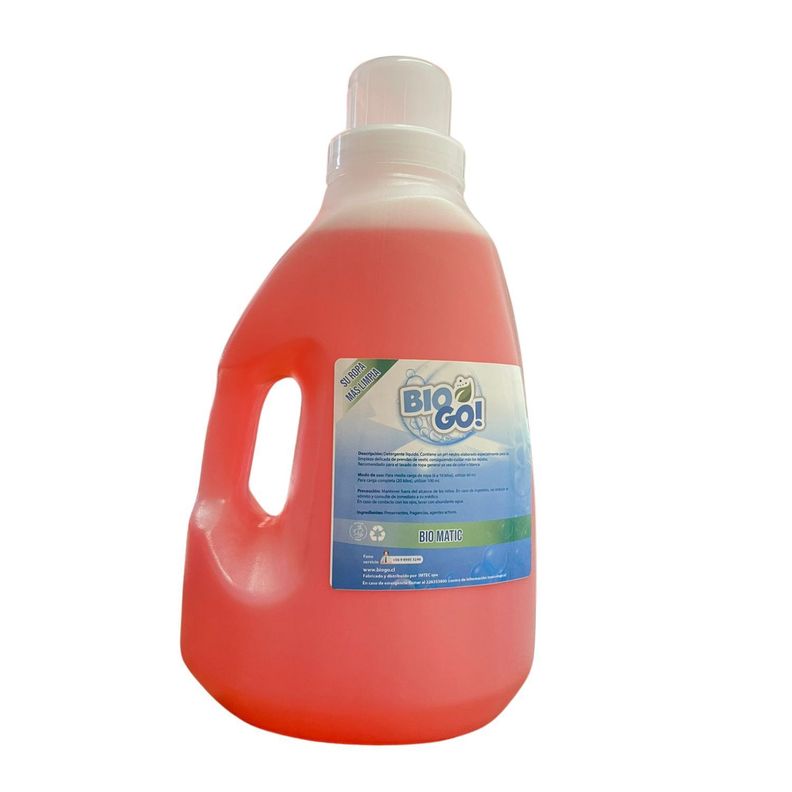 Detergente Bio Go BioMatic 3 Litros Biodegradable-0