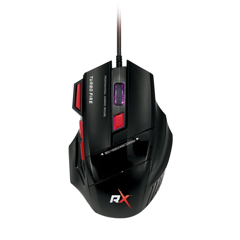 Mouse Gamer 7 Botones Luz Led-0