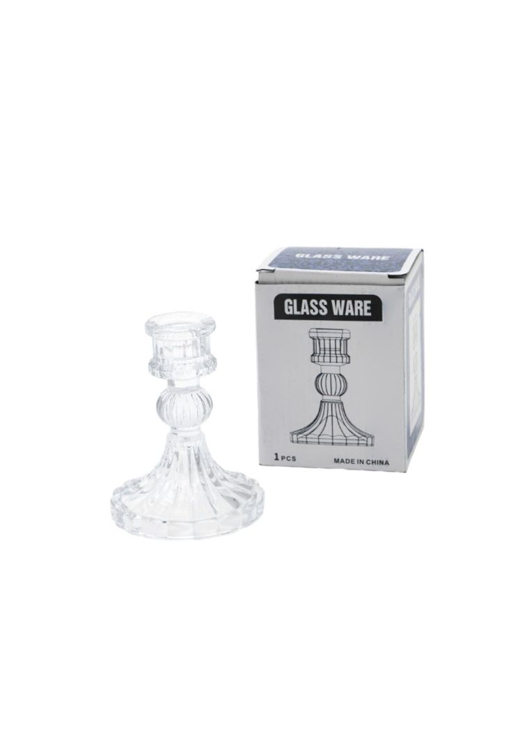Porta vela vidrio 8*10.5cm-0