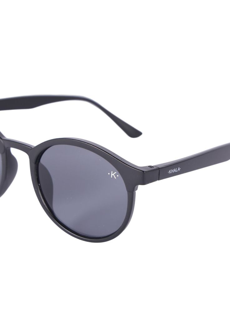 Lentes De Sol Circulares Negro Uv400-2