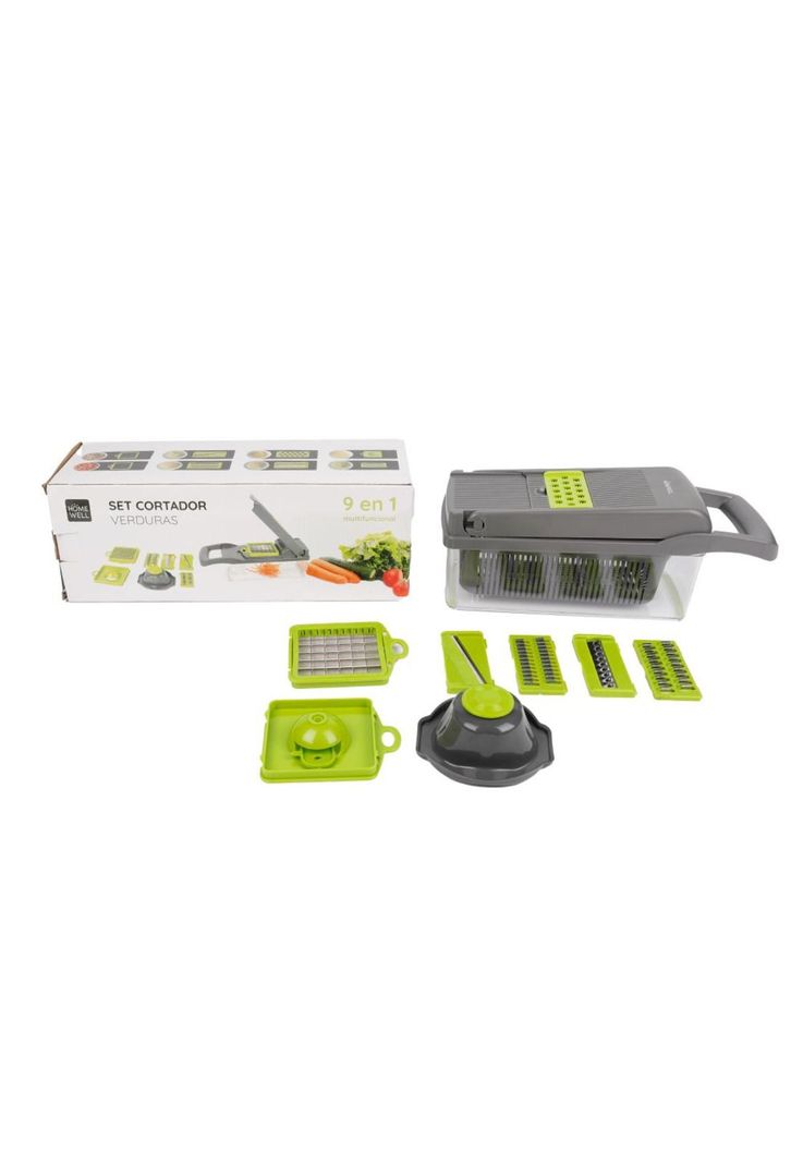Picador Rallador Cortador Multiuso Frutas Verduras-0