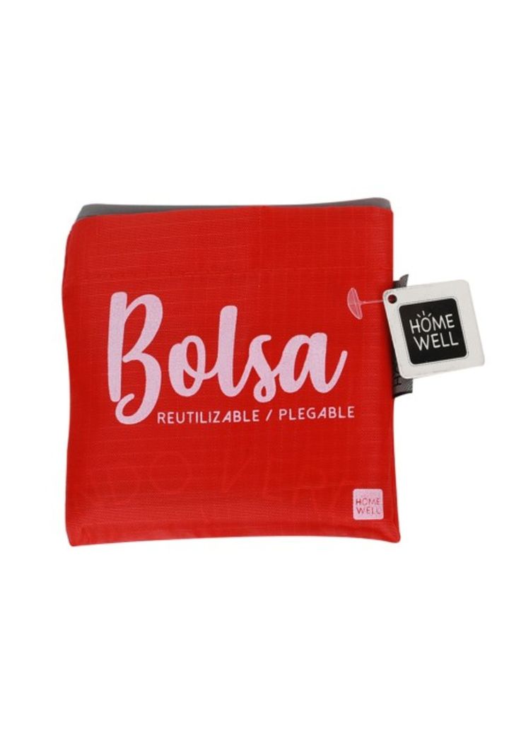 Bolsa Plegable Roja 45*63cm-0