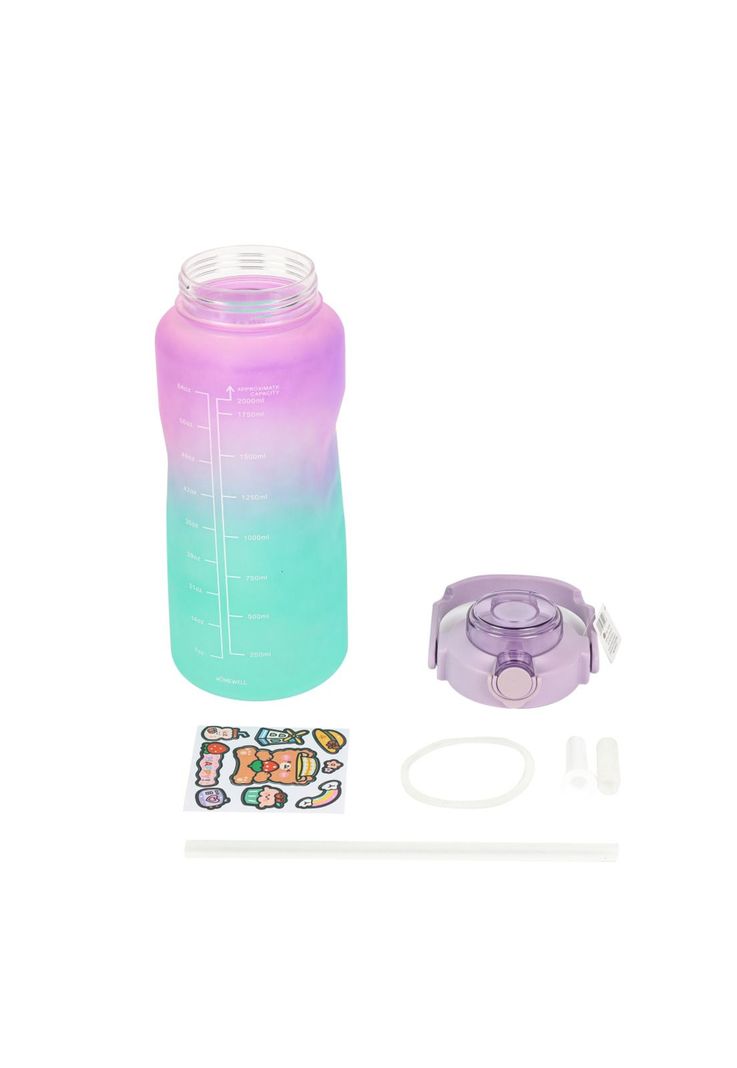 Botella Agua 2lts Multicolor-2