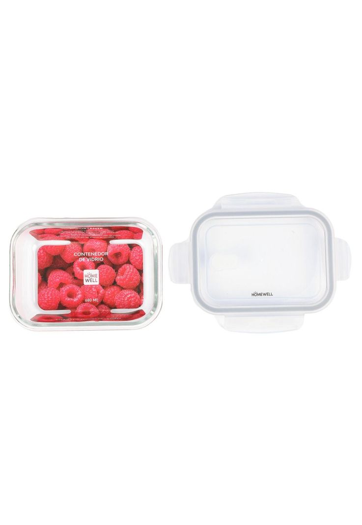 Contenedor Hermetico Vidrio Rectangular 680ml-1