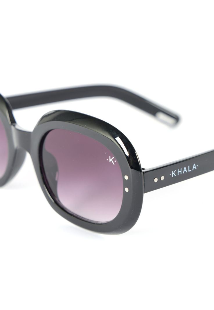 Lentes De Sol Redondo Morado Uv400-2