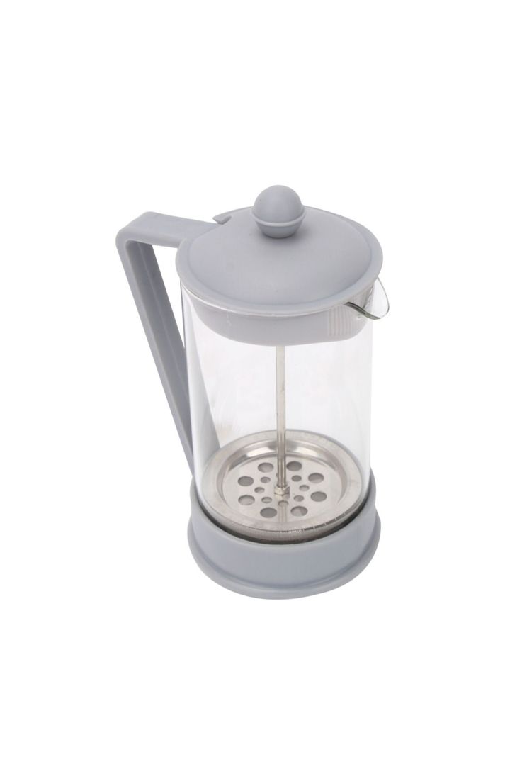 Cafetera Francesa Prensa Vidrio Gris 600ml-1