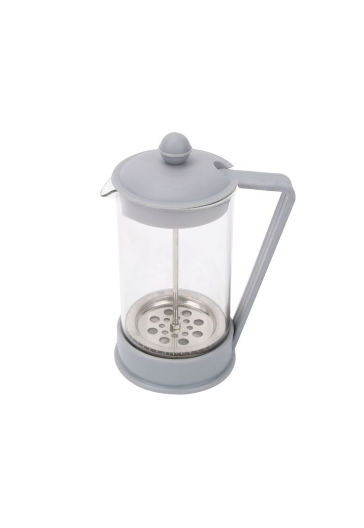Cafetera Francesa Prensa Vidrio Gris 600ml-2