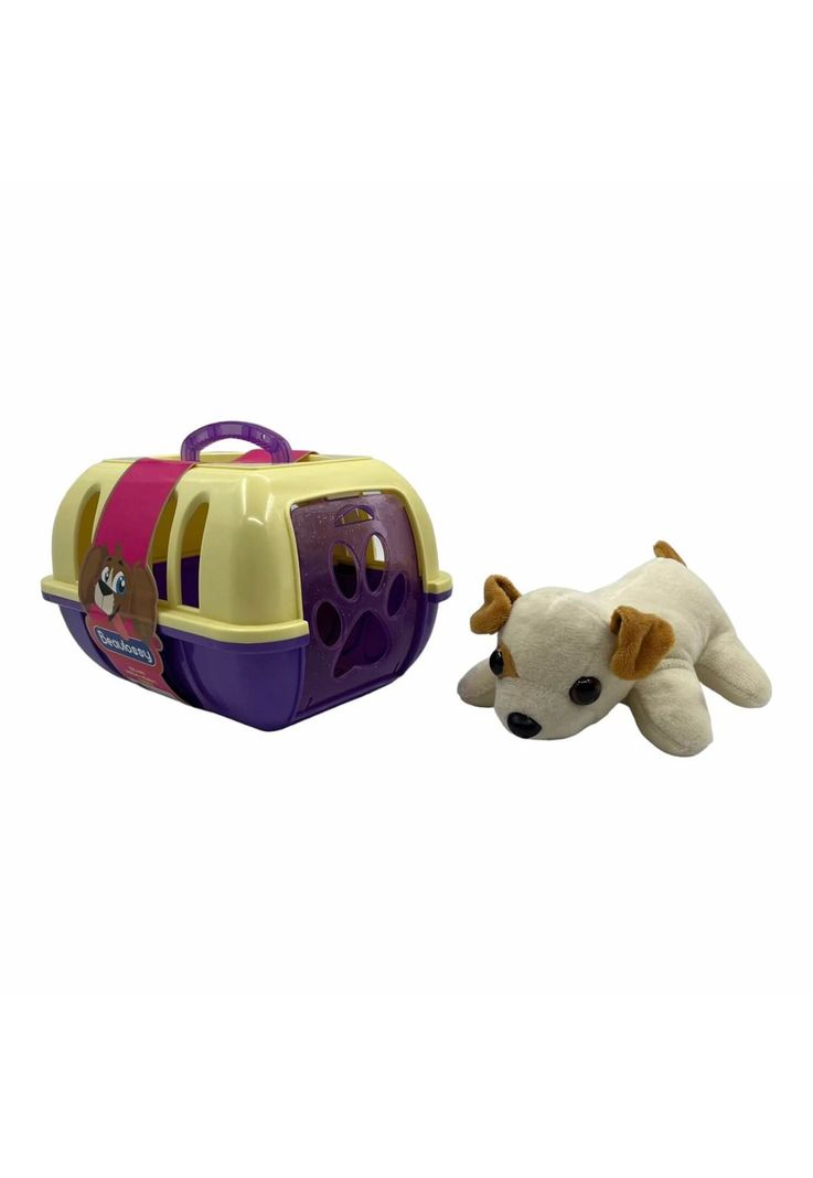 Casa Mascotas de Peluche Perro Beige-0