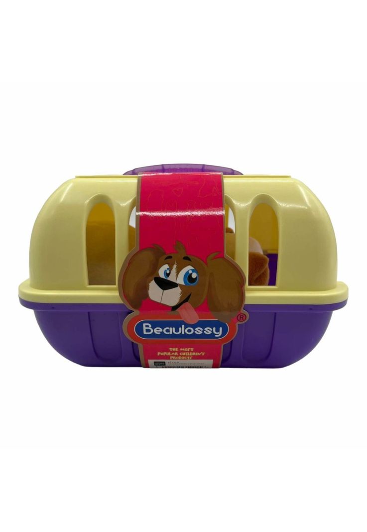 Casa Mascotas de Peluche Perro Beige-1