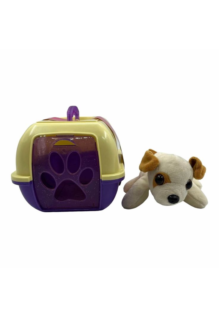 Casa Mascotas de Peluche Perro Beige-2