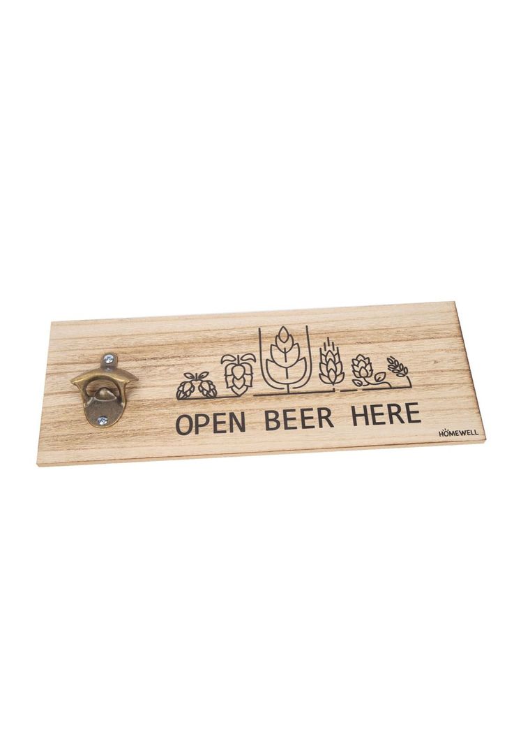 Destapador de Botellas de Pared Beige 38.5x1x14cm-0