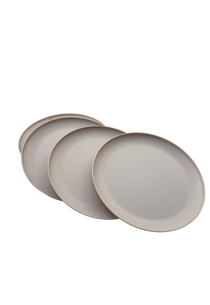 Set Platos Gris 2.67x0.17cm (4u)-3