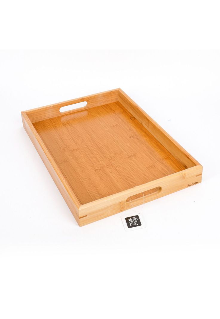 Bandeja para Servir de Bambú 40x28x4.5cm-0