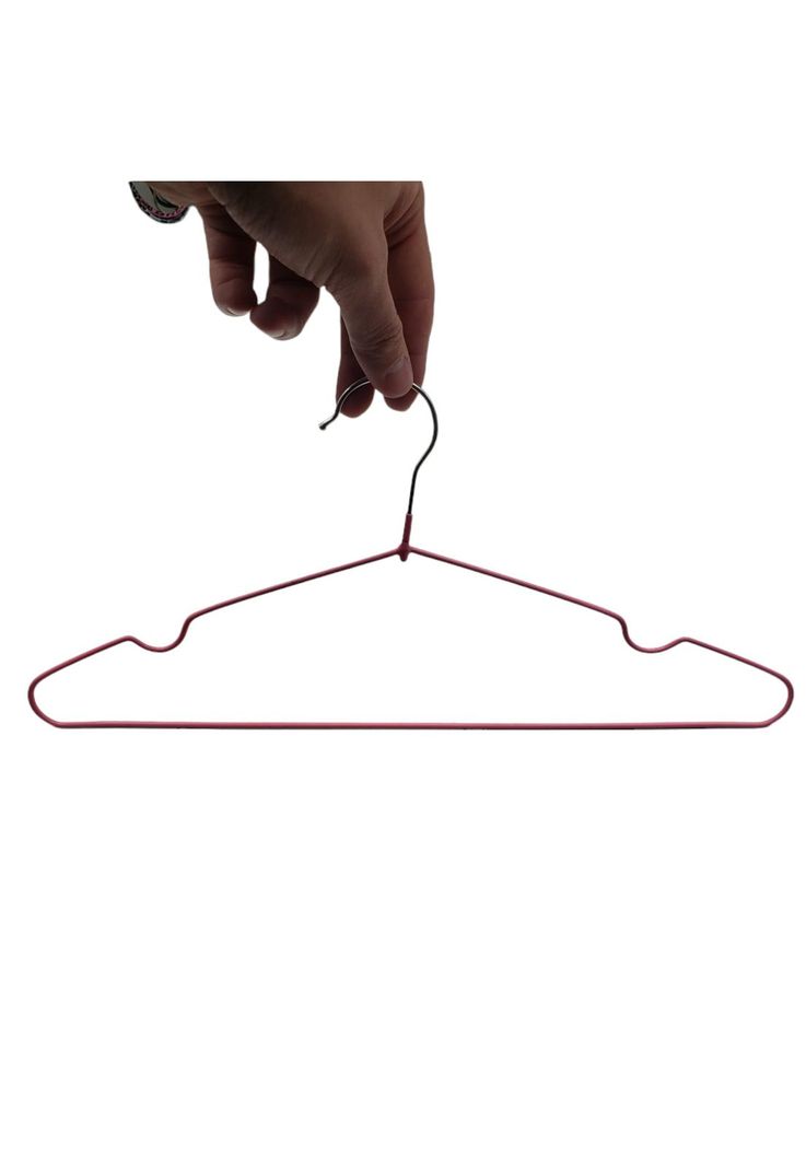 Set Colgador de Ropa Rojo (10u)-2