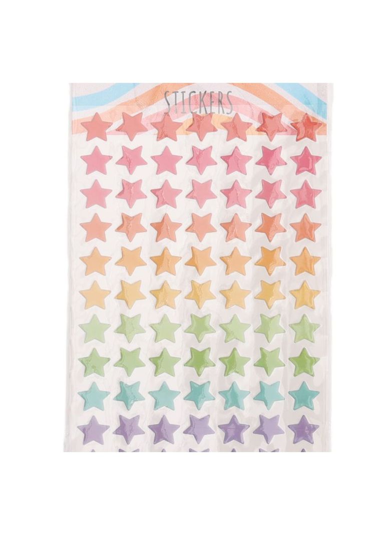 Sticker estrellas14*25cm-0