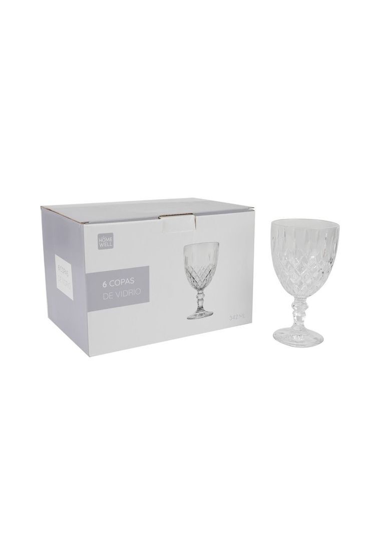 Set Copas de Vidrio 342ml (6u)