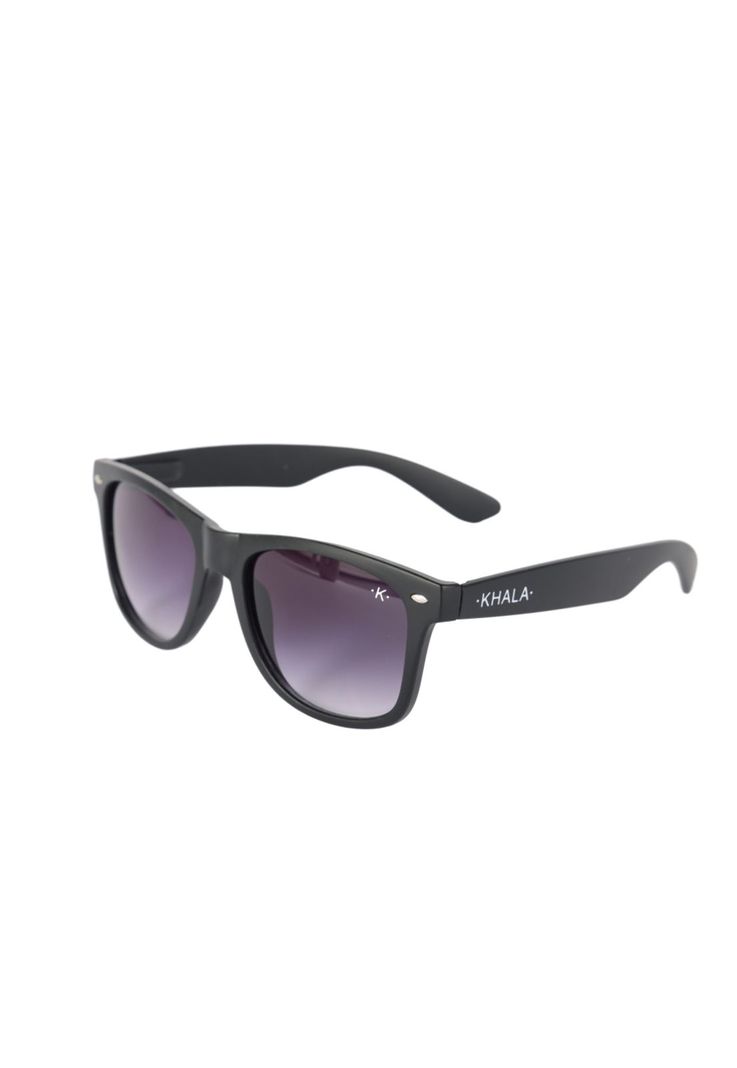 Lentes De Sol Wayfarer Negro transparente Uv400-0