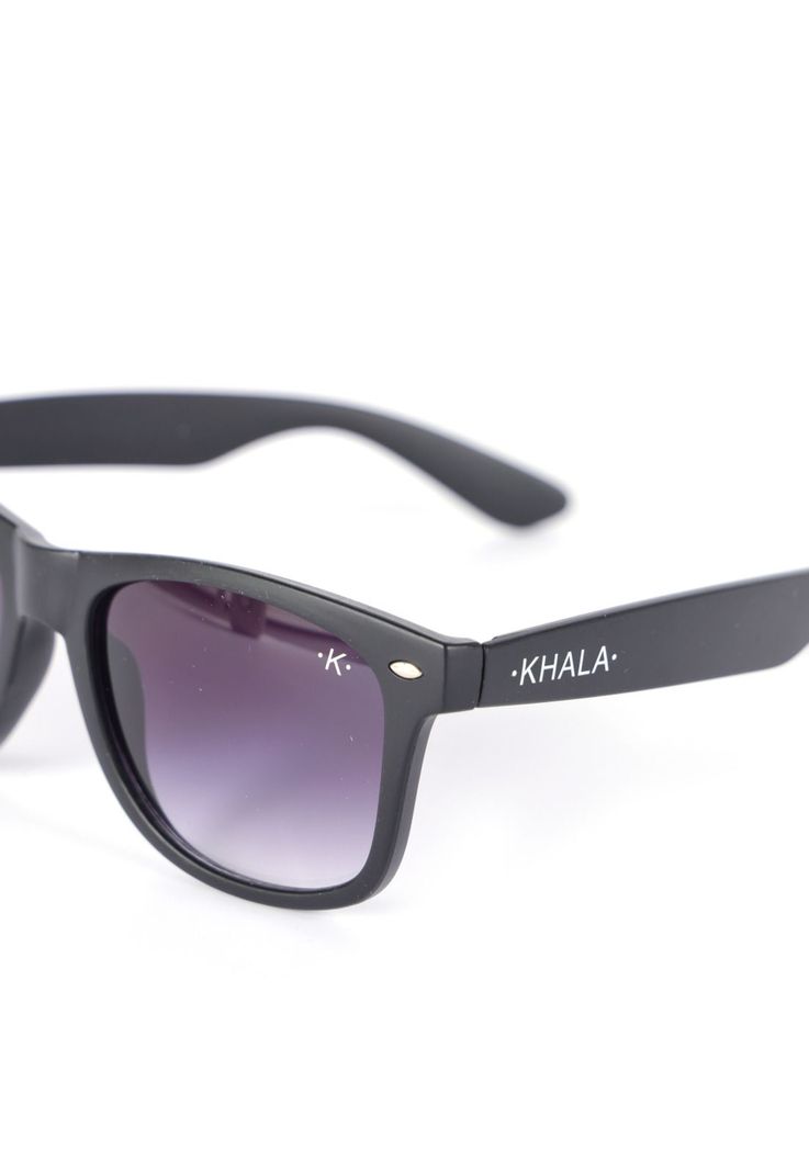 Lentes De Sol Wayfarer Negro transparente Uv400-2