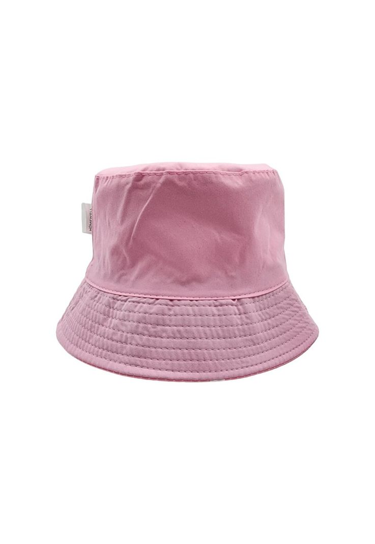 Sombrero Pescador Rosado Diseño Corazones 15*17cm-2