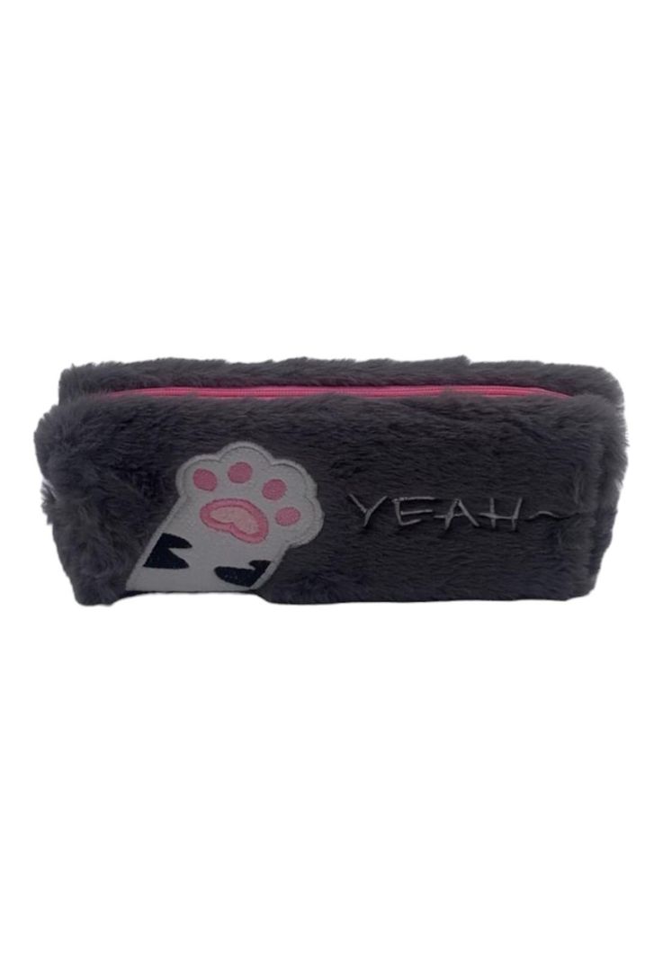 Estuche Negro Diseño Pata de Gato 20*9*4.5cm-0