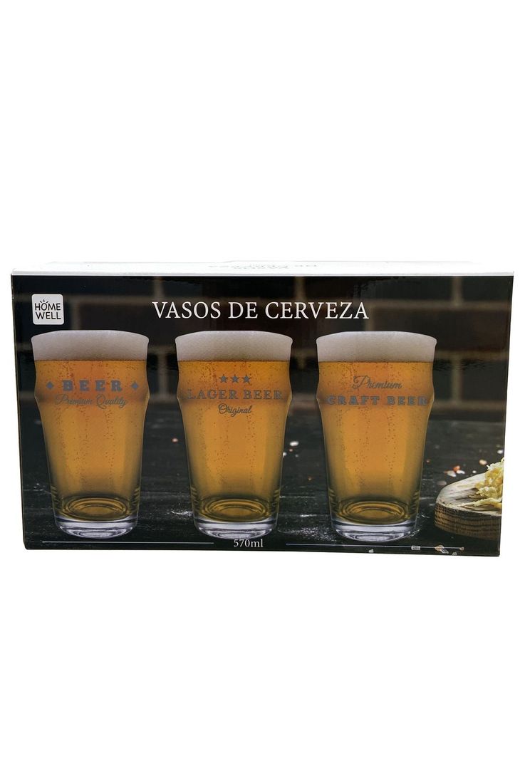 Set de Vasos Cerveceros 570ml (3u)-1