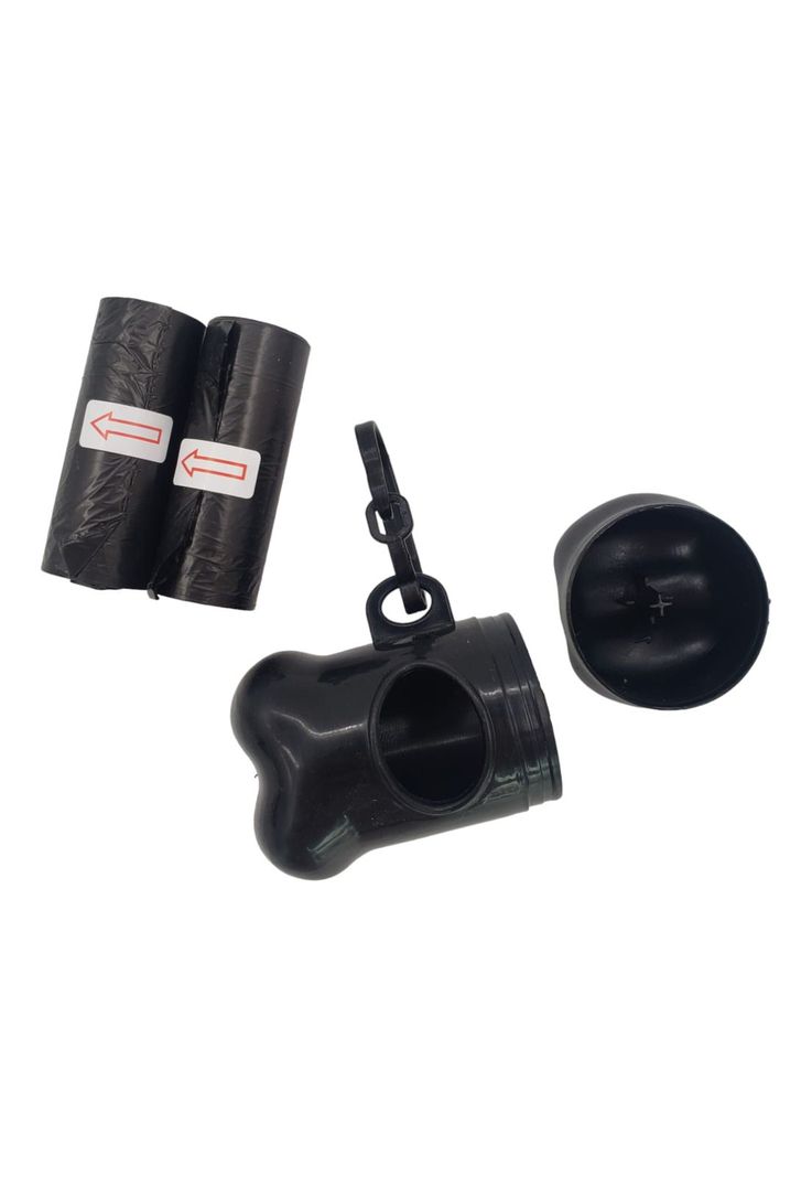 Dispensador Hueso de Bolsas Mascota Negro-2