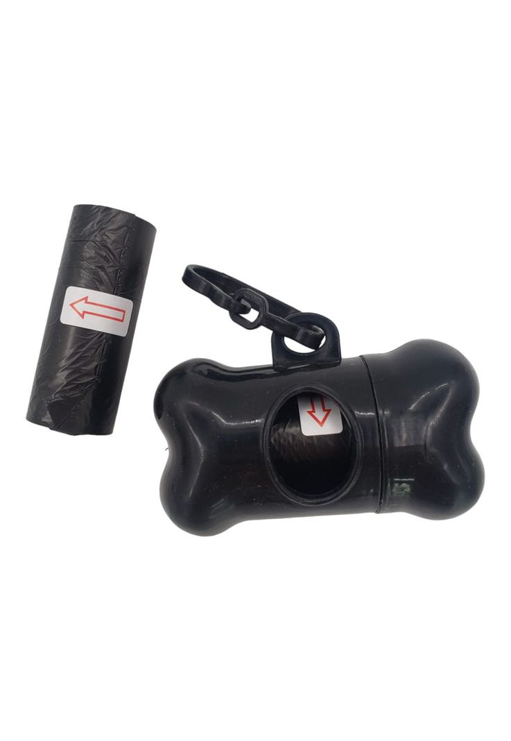 Dispensador Hueso de Bolsas Mascota Negro-3