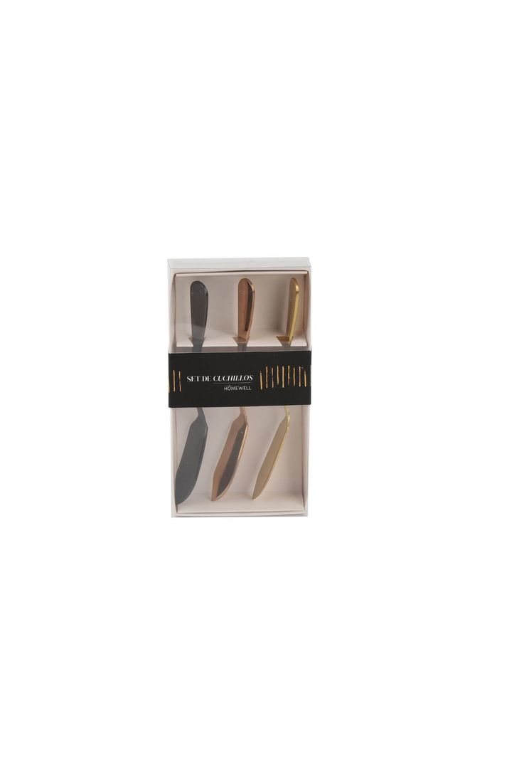 Set 3 Cuchillos Metal 1.6x14.6Cm Diseno 1