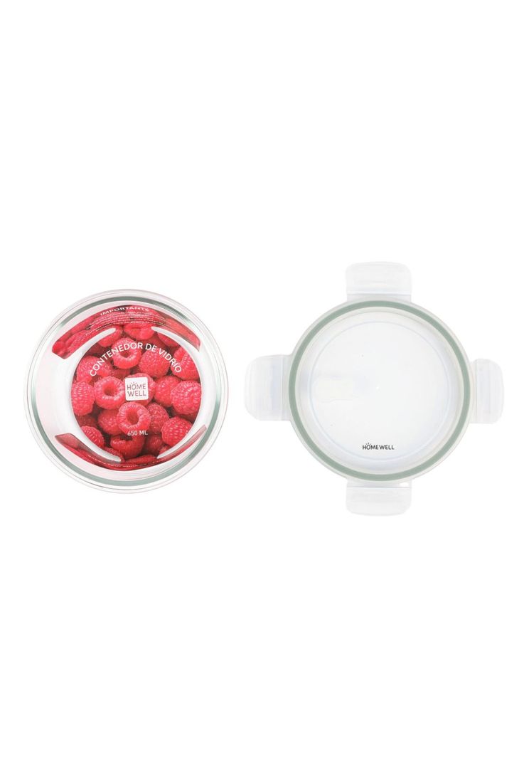 Contenedor Hermetico Vidrio Redondo 650ml-1