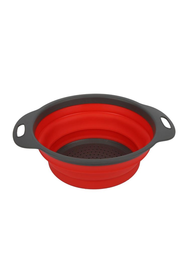 Colador Plegable Negro y Rojo-2