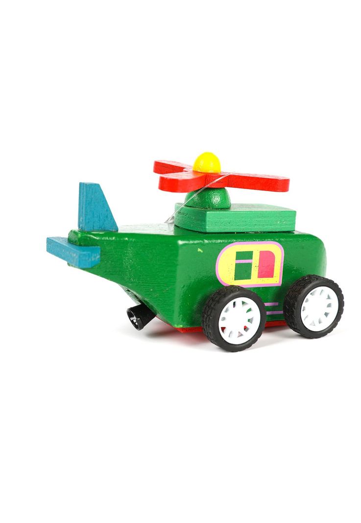 Juguete Helicóptero Verde 10*6*5Cm-0